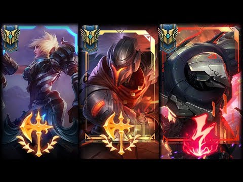 PRO RIVEN vs PRO YASUO vs PRO ZED