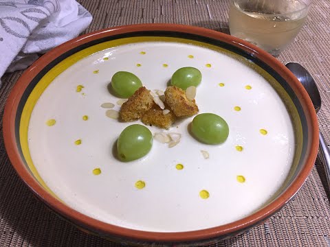 Sopa Ajoblanco Recipe 🥣 • Tasty White Spanish Gazpacho! 🤩 - Episode 540