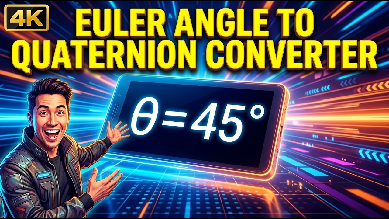 Euler Angle to Quaternion Converter
