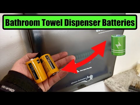How To Replace Towel Dispenser New Batteries En Motion - Georgia Pacific