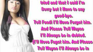 Nicki Minaj Can Anybody Hear Me Lyrics