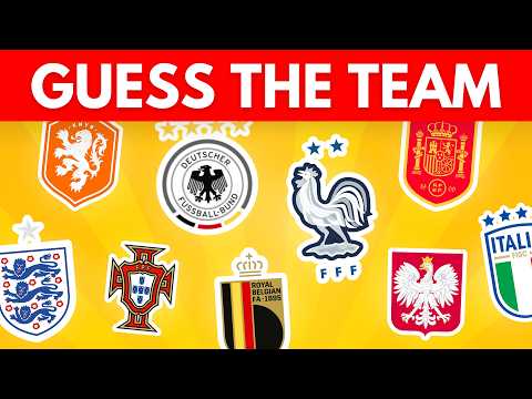 Guess the National Football Team by Logo Quiz ⚽ | UEFA EURO 2024