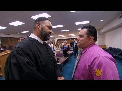 Judge stays in jail all night with the man he sentenced