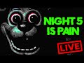 Night 5 Is A NIGHTMARE Graveyard Shift At Freddy S