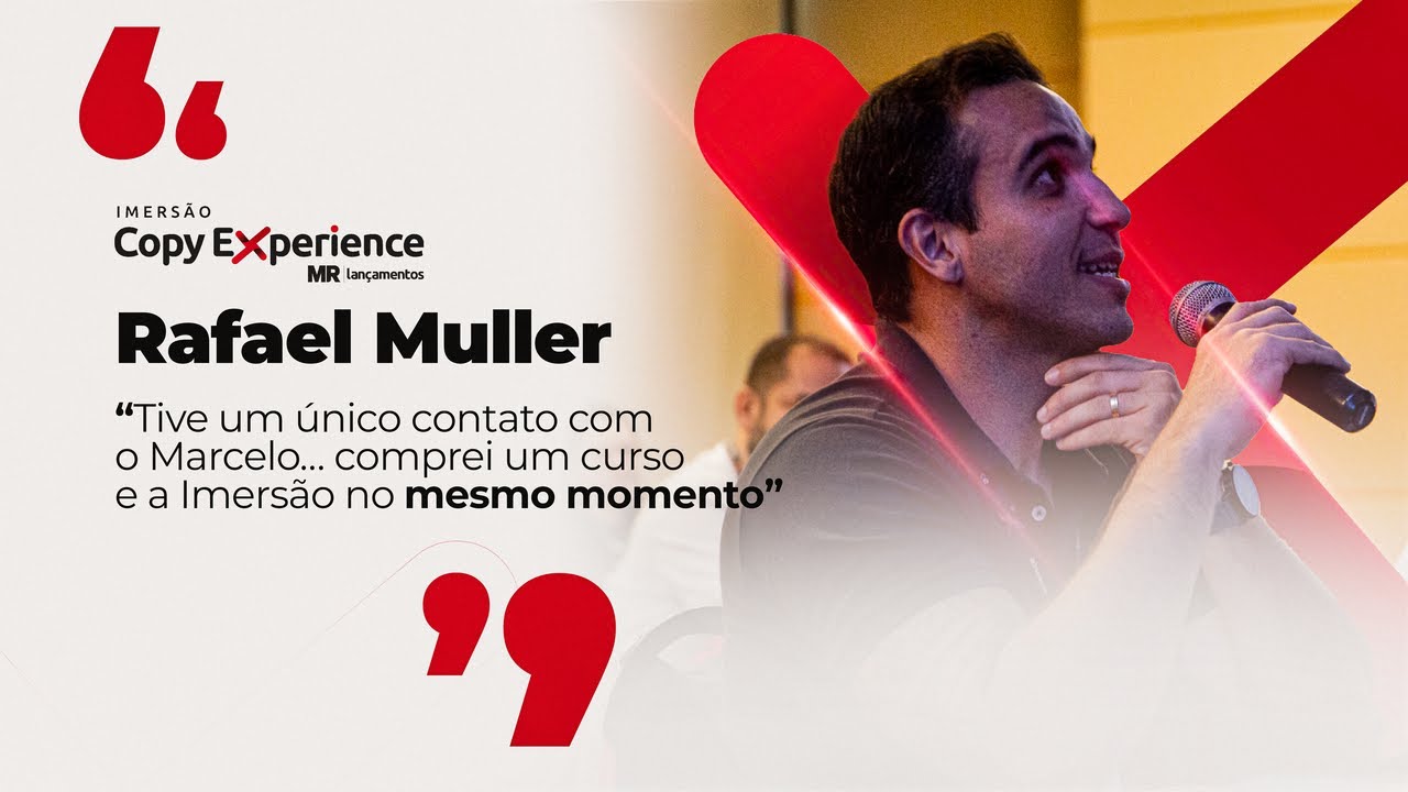 Imersão Copy Experience 11 - Depoimento Rafael Muller