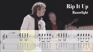 Rip It Up - Razorlight | Backing Track | Guitar Tab