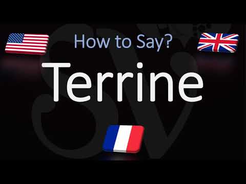How to Pronounce Terrine? (CORRECTLY) English & French Pronunciation