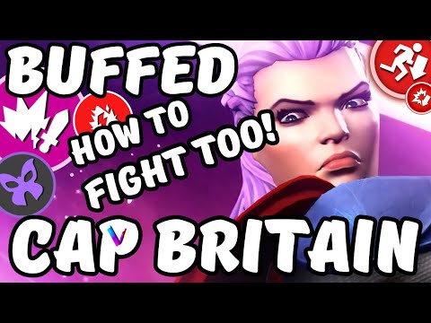 How to Use & How to Fight Buffed Captain Britain, Like A Boss - Best Counter to defeat - CoC