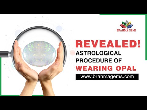 How to wear Opal | Astrological Procedure of wearing Opal