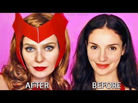 Scarlet Witch (WANDAVISION) Makeup & Costume Transformation - Cosplay Tutorial thumnail
