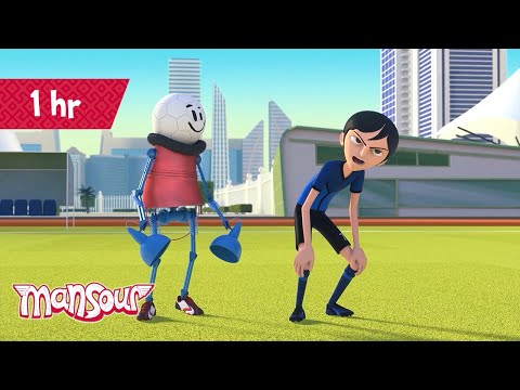 Mega Mansour Fun P8 🥳 | 1 Hour of Cartoons for Kids 🕐 | The Adventures of Mansour ✨