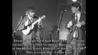 Lou Reed's I'm So Free live on duo ukues @ the Metro Times Blowout 2012