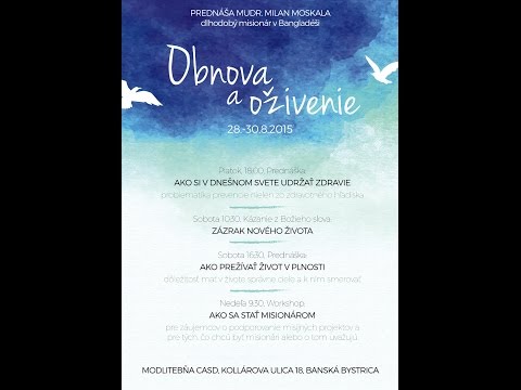 MUDr. M. MOSKALA - Ako si v dnešnom svete udržať zdravie