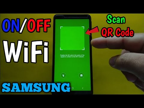 How to turn ON or OFF WiFi on Samsung Galaxy A01 Core