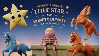 Humpty Dumpty Set on the Wall + Twinkle Twinkle | 1 Hour of Kids Spaceship | Nursery Rhymes