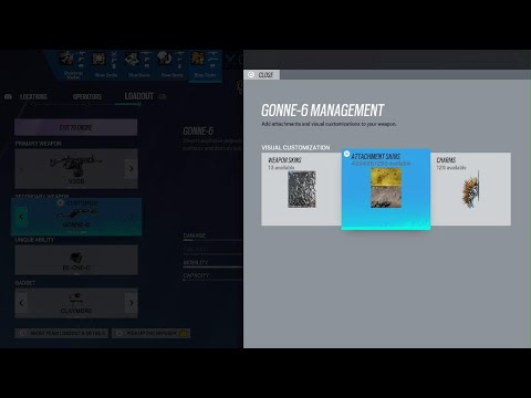 Tom Clancy's Rainbow Six Siege, how to get all attachment skins...