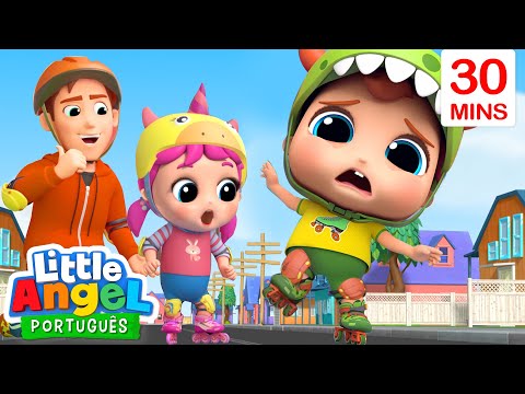 Capa de Ops! Não Vai Cair de Patins, Joãozinho! | Canal do Joãozinho - Little Angel Português