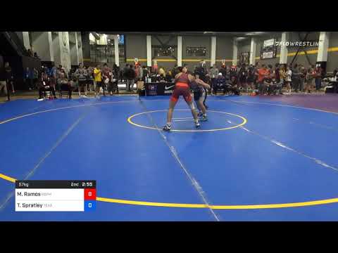 57 Kg Consolation - Matthew Ramos, Gopher Wrestling Club - RTC Vs Troy Spratley, Texas Pride Wrest