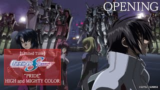 PRIDE HIGH and MIGHTY COLOR/GUNDAM SEED DESTINY HD REMASTER Textless version of OP