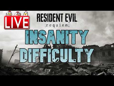 INSANITY MODE PLAYTHROUGH NO NG+ WEAPONS ||  RESIDENT EVIL 9 REQUIEM