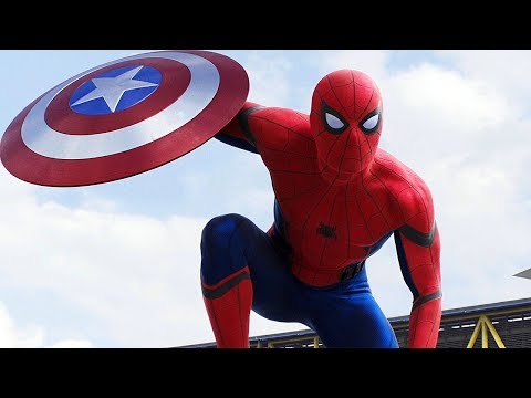 Spider-Man "Hey Everyone" - Airport Argument Scene - Captain America: Civil War - Movie CLIP HD