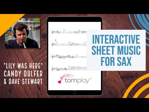 Interactive saxophone sheet music? Reviewing the Tomplay app!