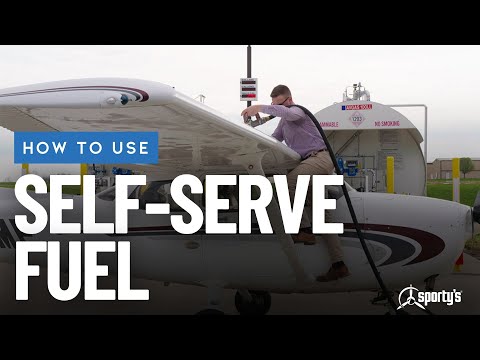 How to use self-serve fuel facilities at the airport – Sporty's Private Pilot training tips