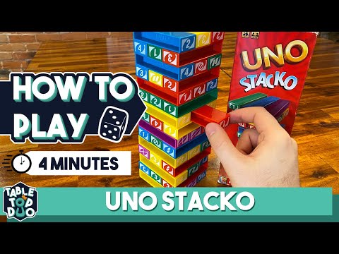 How to play Uno Stacko in 4 minutes