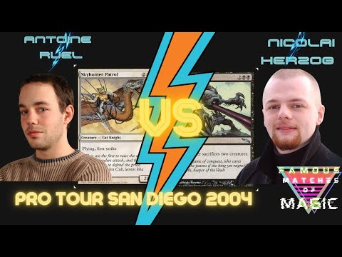 Pro Tour San Diego 2004 Finals - Antoine Ruel Vs.  Nicolai Herzog #mtg  #magicthegathering #magic