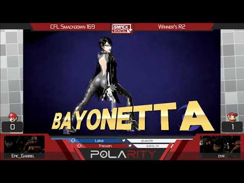 CFL Smackdown 169 WiiU - Epic_Gabriel (Mario) vs Dyr (Bayonetta) - Winners R2