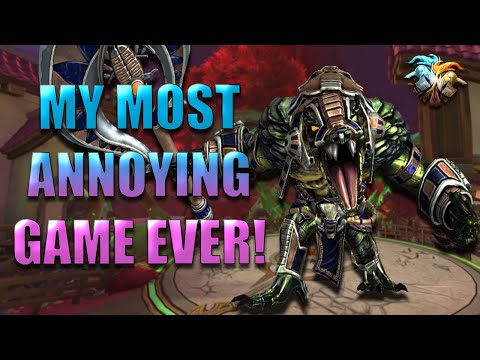 PLAYING SOBEK IN THE MOST ANNOYING GAME I'VE EVER HAD! - Grandmasters Ranked Duel - SMITE