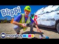 Blippi Visits Dig This Las Vegas And Learns Verbs Playground For Children Moonbug Kids