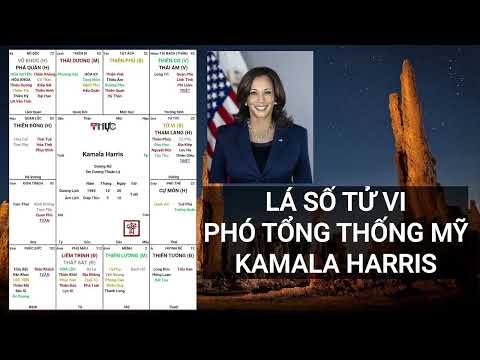 Lá số Tử Vi Kamala Harris - Phó Tổng Thống Mỹ