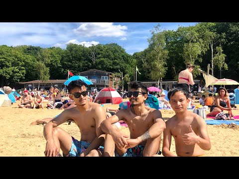 Ruislip lido the artificial beach in London || Life in England, UK || Nepali in Uk ||