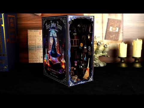 Book Nook Magic Potion House ★ DX Craft BV02-011 відеооляд
