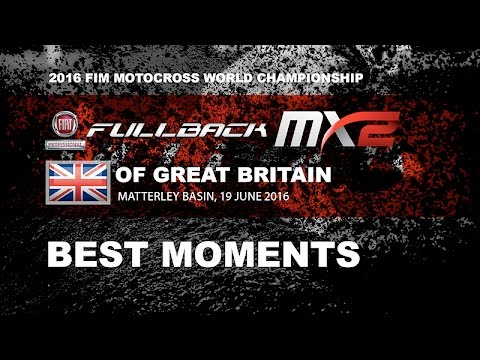 MX2 Qualifying Race Best Moments FULLBACK MXGP of Great Britain - 2016
