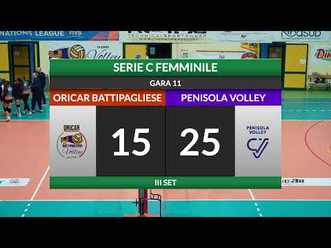 ORICAR Battipagliese Volley vs PENISOLA Volley - Serie C Femminile - Gara 11