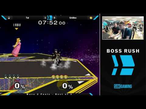 Boss Rush: Duck Wave 2 Pools - Tai (Marth) vs Gridloc (Peach)
