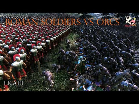8000 ROMAN SOLDIERS VS 20000 ORCS | ULTIMATE EPIC BATTLE SIMULATOR