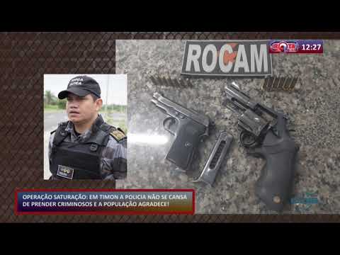 Em Timon a poliÌcia naÌƒo se cansa de prender criminosos e a populacão agradece (12 05 20)