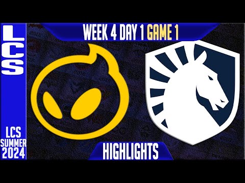 DIG vs TL Highlights Game 1 | LCS W4D1 Summer 2024 | Dignitas vs Team Liquid Week 4 Day 1