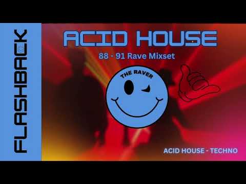 #acidhouse Flashback Acid House 3 - Oldskool Rave 1988 - 91, Acid House, Techno