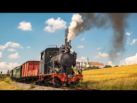 Unterwegs an und mit der Härtsfeld Museumsbahn „Schättere“ von Neresheim an den Härtsfeldsee