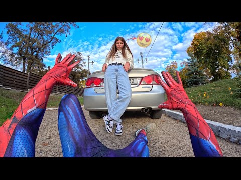 BEST TOP 3 SPIDER-MAN Bros ESCAPE CRAZY GIRL IN LOVE (Funny ParkourPOV Spider-Man)