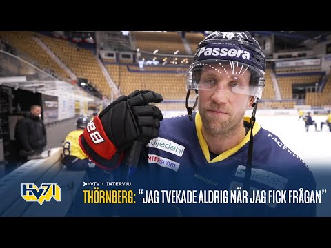 Hv71: Youtube: Martin Thörnberg i HVTV: 