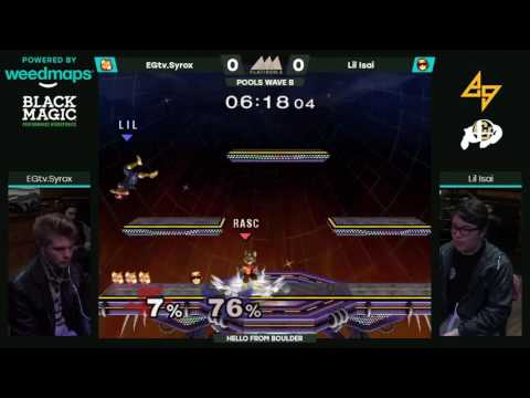 EGtv.Syrox (Fox) vs. Lil Isai (Falcon) | SSBM Pools | FI2