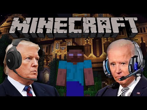 Presidents Universe - US Presidents Play Minecraft Herobrine's Mansion