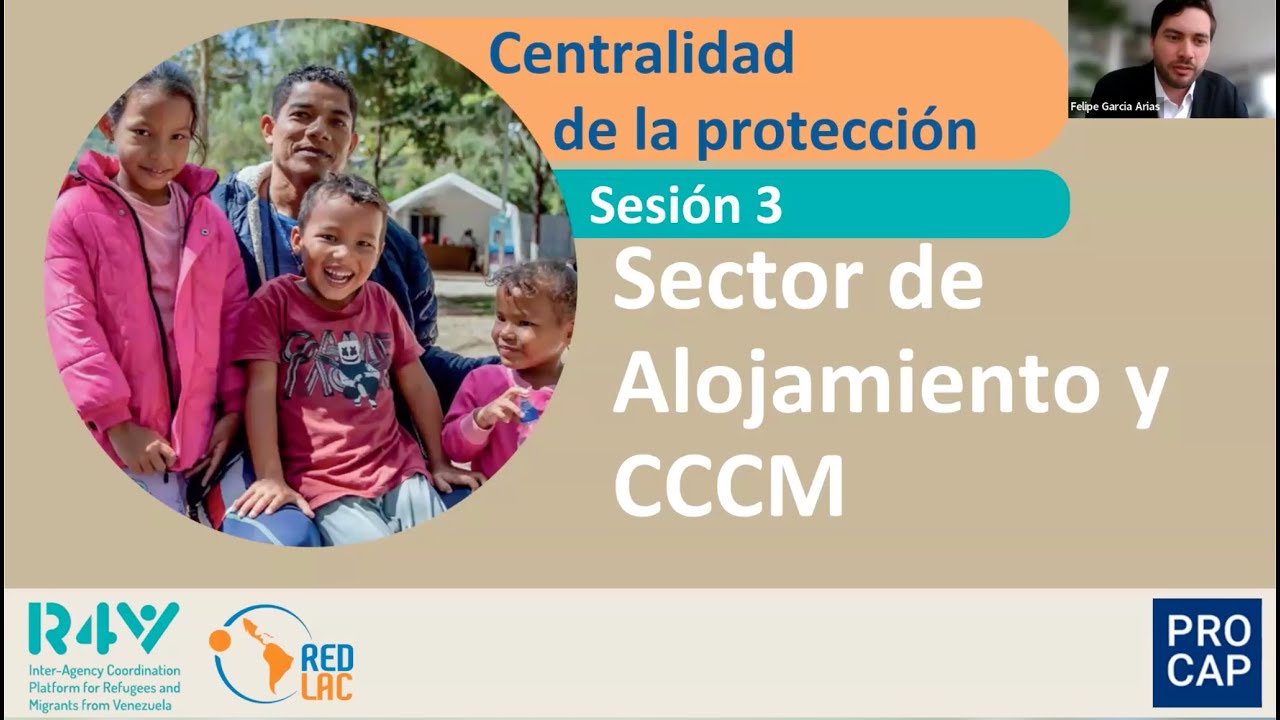 Webinario de Transversalización de la Protección en Shelter y CCCM