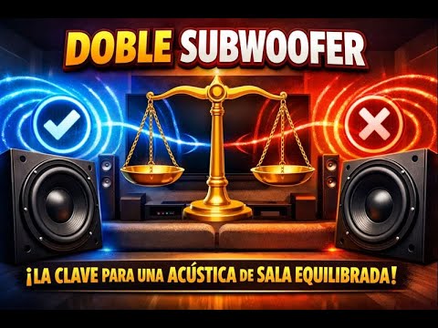 Doble subwoofer: la clave para una acústica de sala equilibrada, por José Almagro