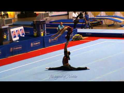 GURGENIDZE / CHERNOVA (RUS) - World Games Cali 2013 mixed pair balance